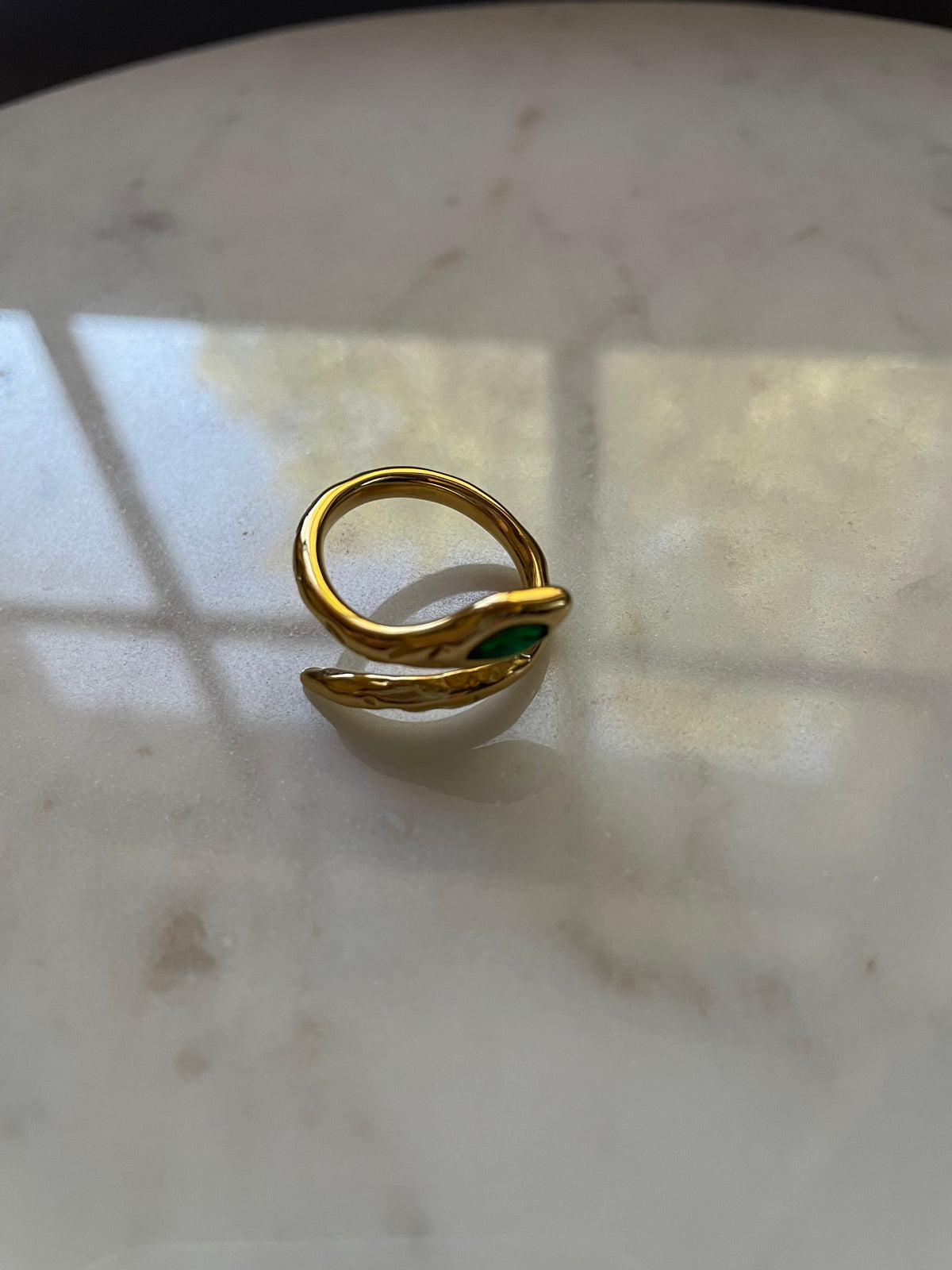 Snake CZ Ring
