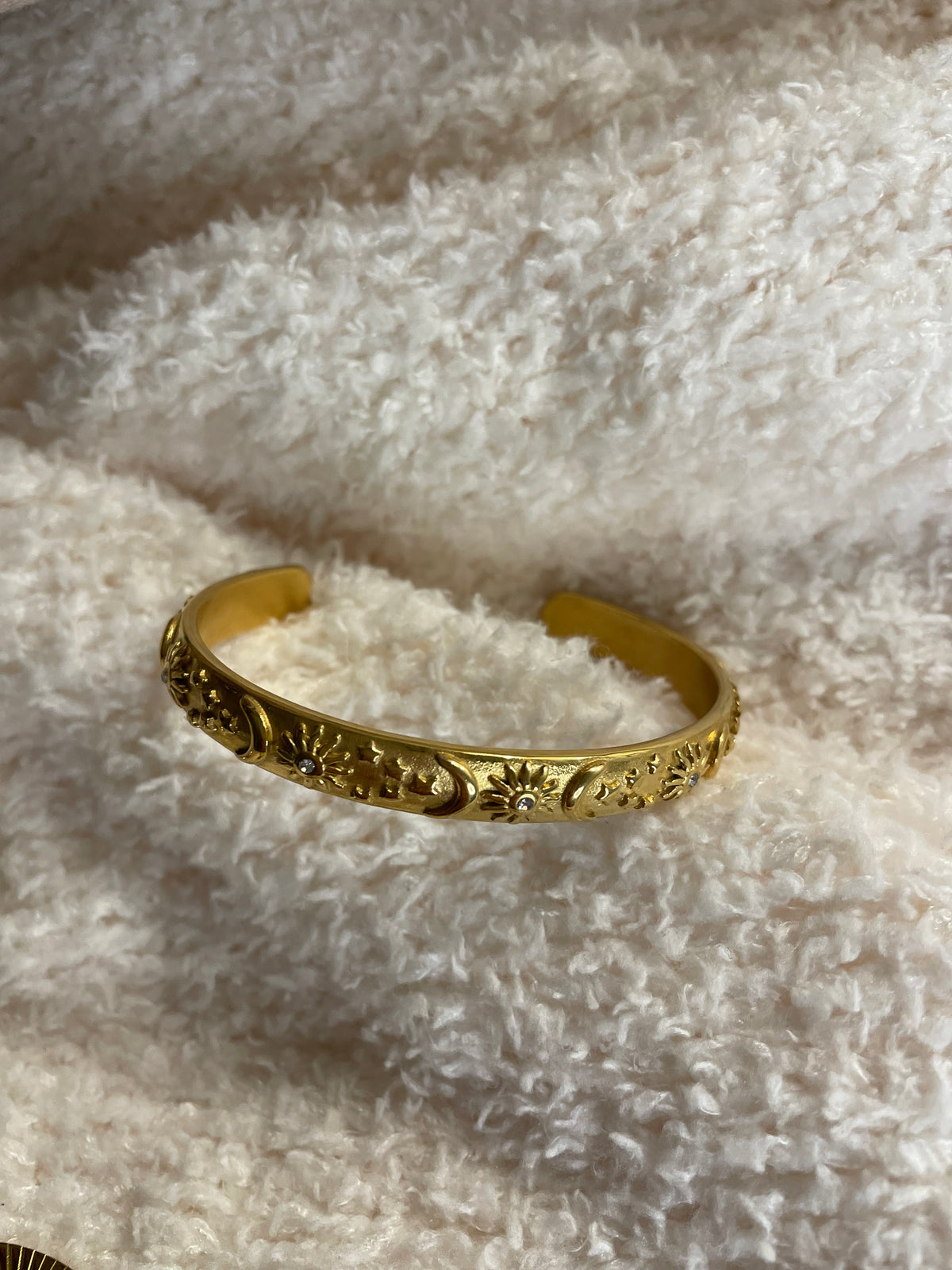 Sun and Moon Cuff Bracelet