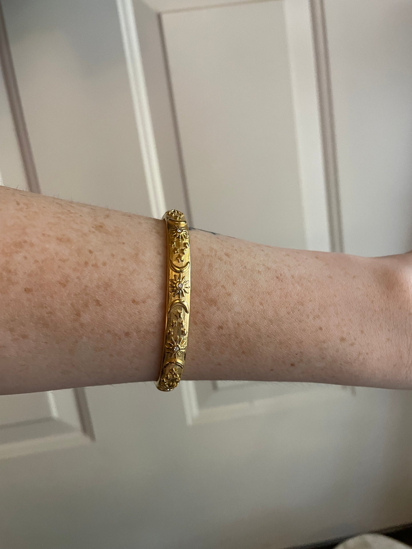 Sun and Moon Cuff Bracelet