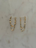 14k Gold Double Tassel Earrings