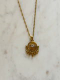 Evil Eye Moon Necklace