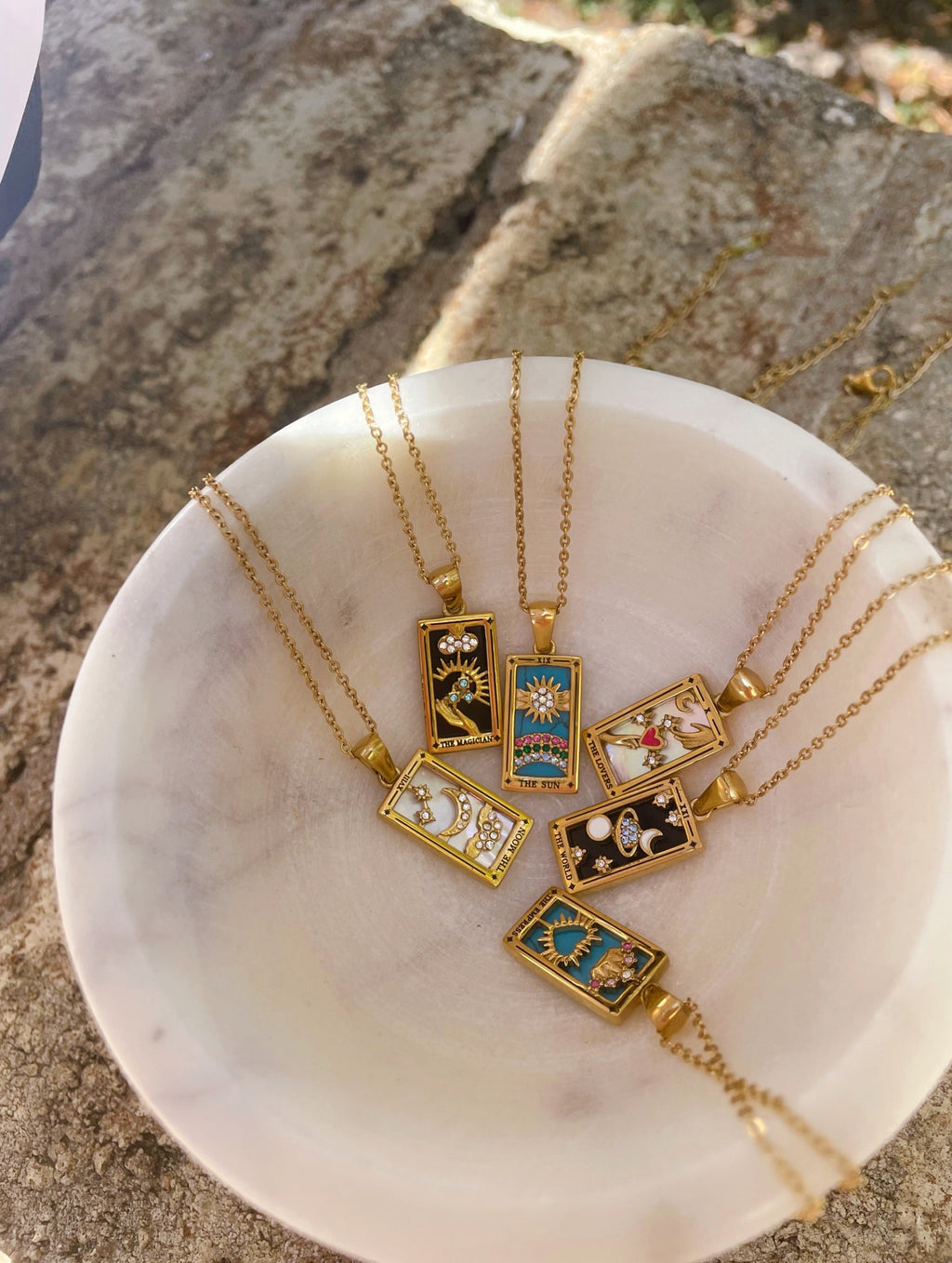 Tarot Card Pendant Necklace