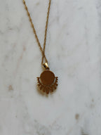 Evil Eye Moon Necklace