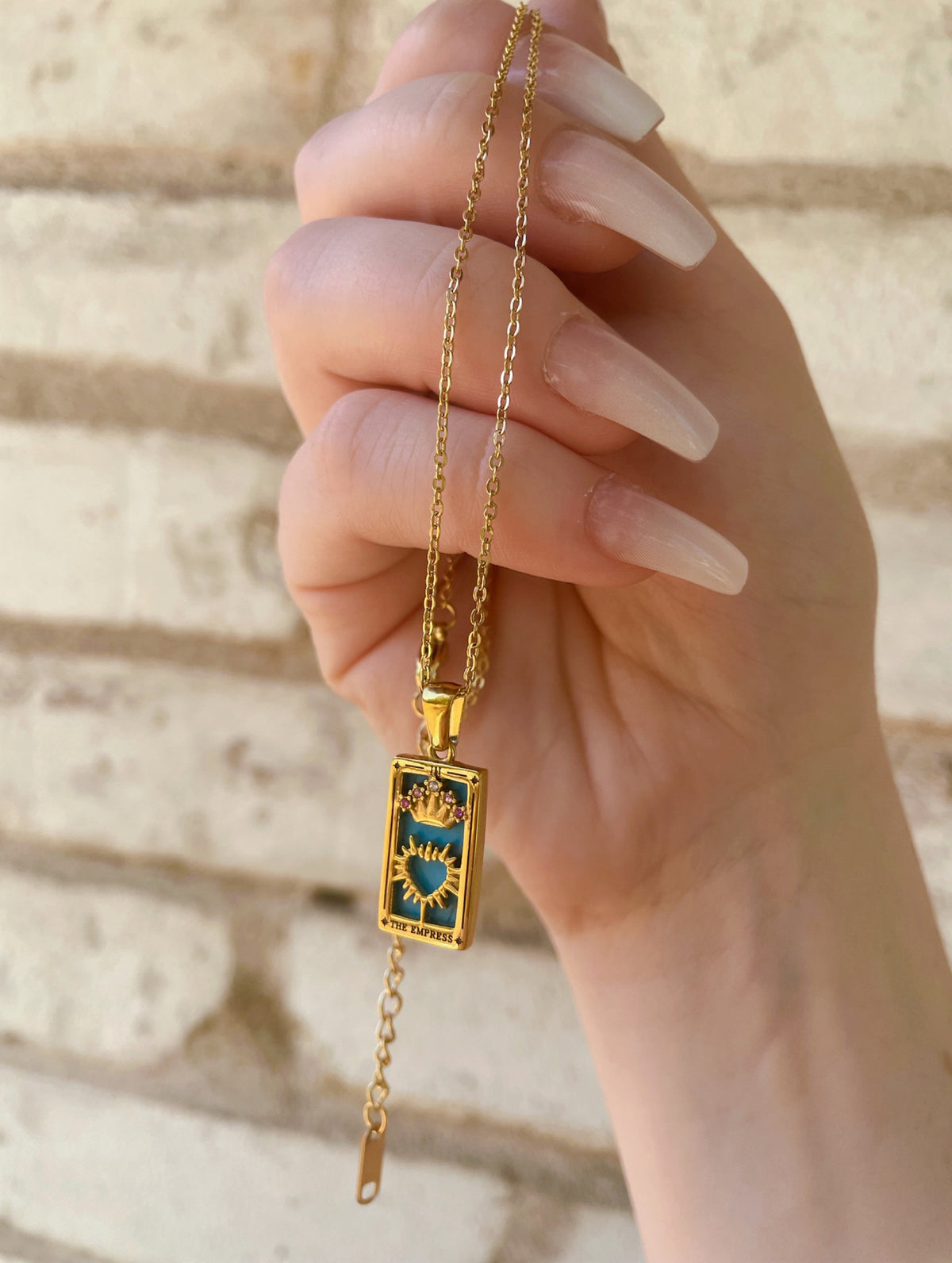 Tarot Card Pendant Necklace