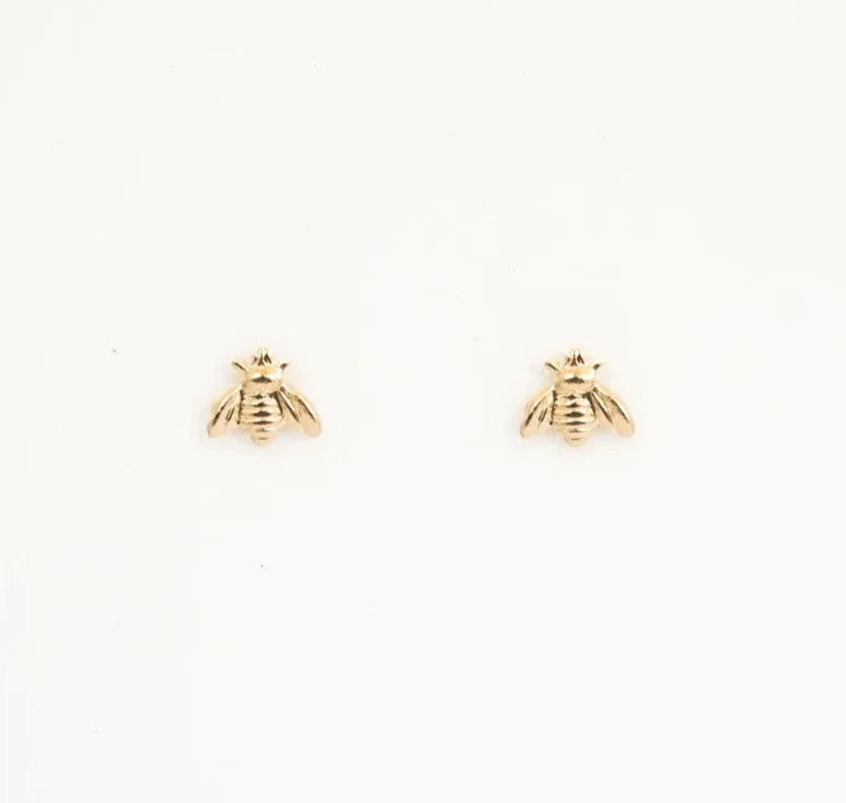 Honey Bee Stud Earrings