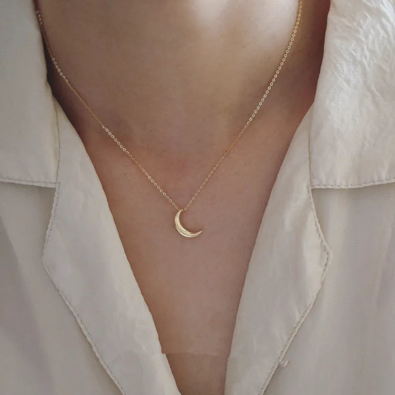 Gold Moon Pendant