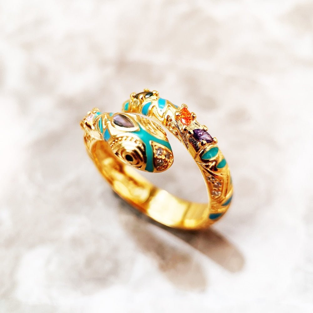 Colorful Snake Ring - Sun Rhea Jewelry BoutiqueRings
