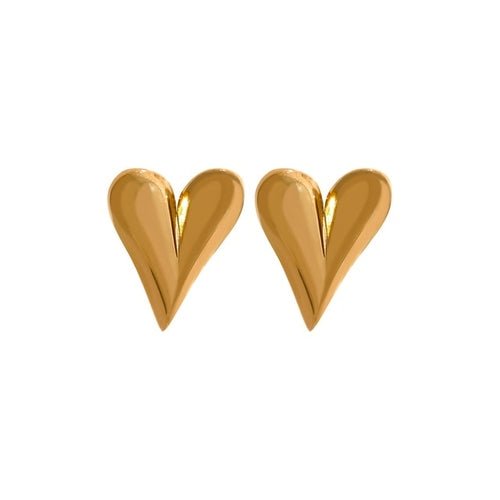 Heart Huggie Earrings - Sun Rhea Jewelry BoutiqueEarrings