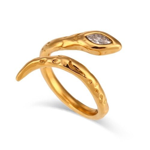 Snake CZ Ring - Sun Rhea Jewelry BoutiqueRings