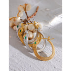 Snake Hoop Earrings - Sun Rhea Jewelry BoutiqueEarrings