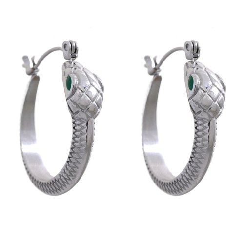 Snake Hoop Earrings - Sun Rhea Jewelry BoutiqueEarrings