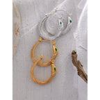 Snake Hoop Earrings - Sun Rhea Jewelry BoutiqueEarrings