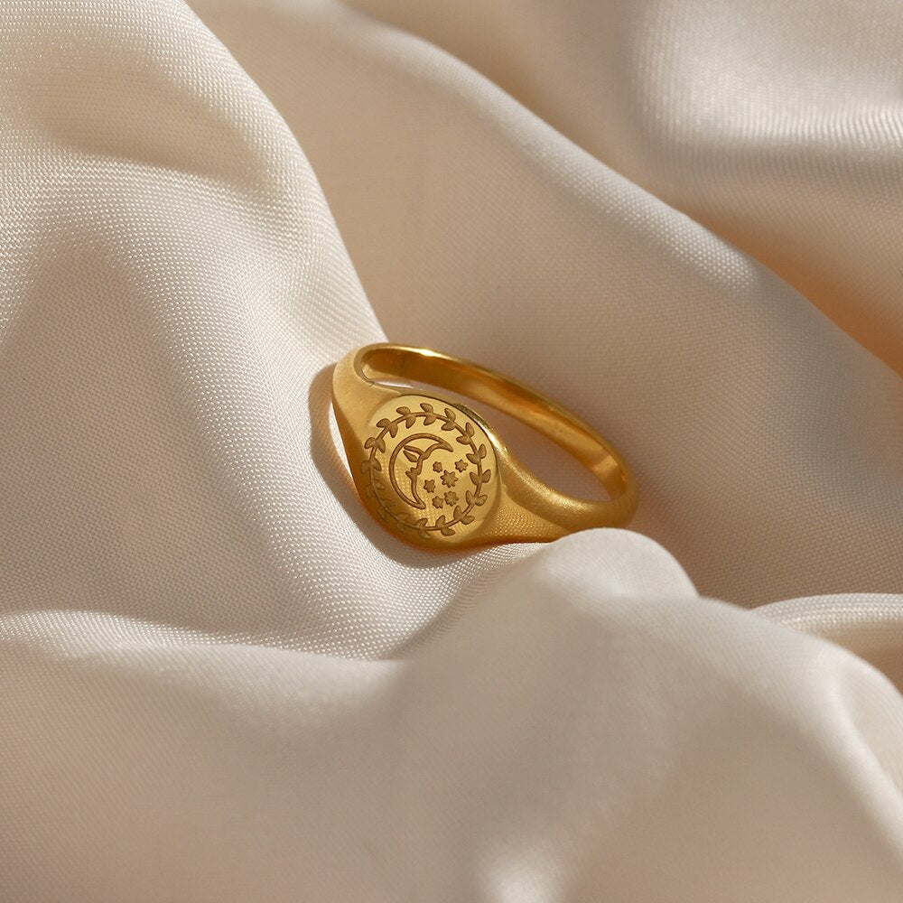 Sun and Moon Rings - Sun Rhea Jewelry BoutiqueRings