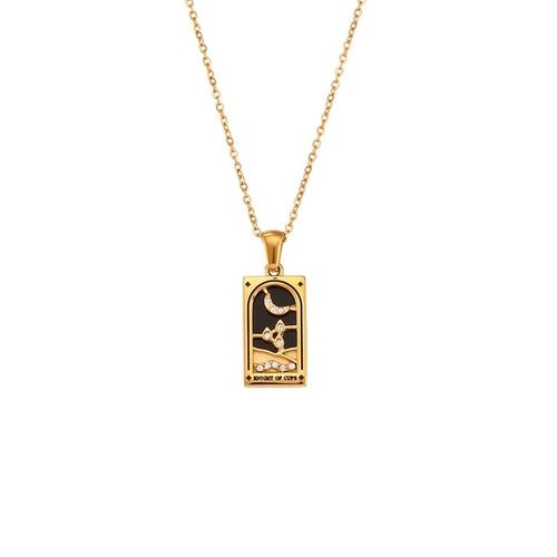 Tarot Card Pendant Necklace - Sun Rhea Jewelry BoutiqueNecklaces