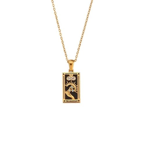 Tarot Card Pendant Necklace - Sun Rhea Jewelry BoutiqueNecklaces